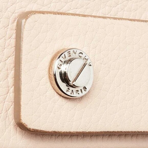 Givenchy Beige Pebbled Calfskin Leather Mini Horizon Tote Bag - Picture 7 of 11